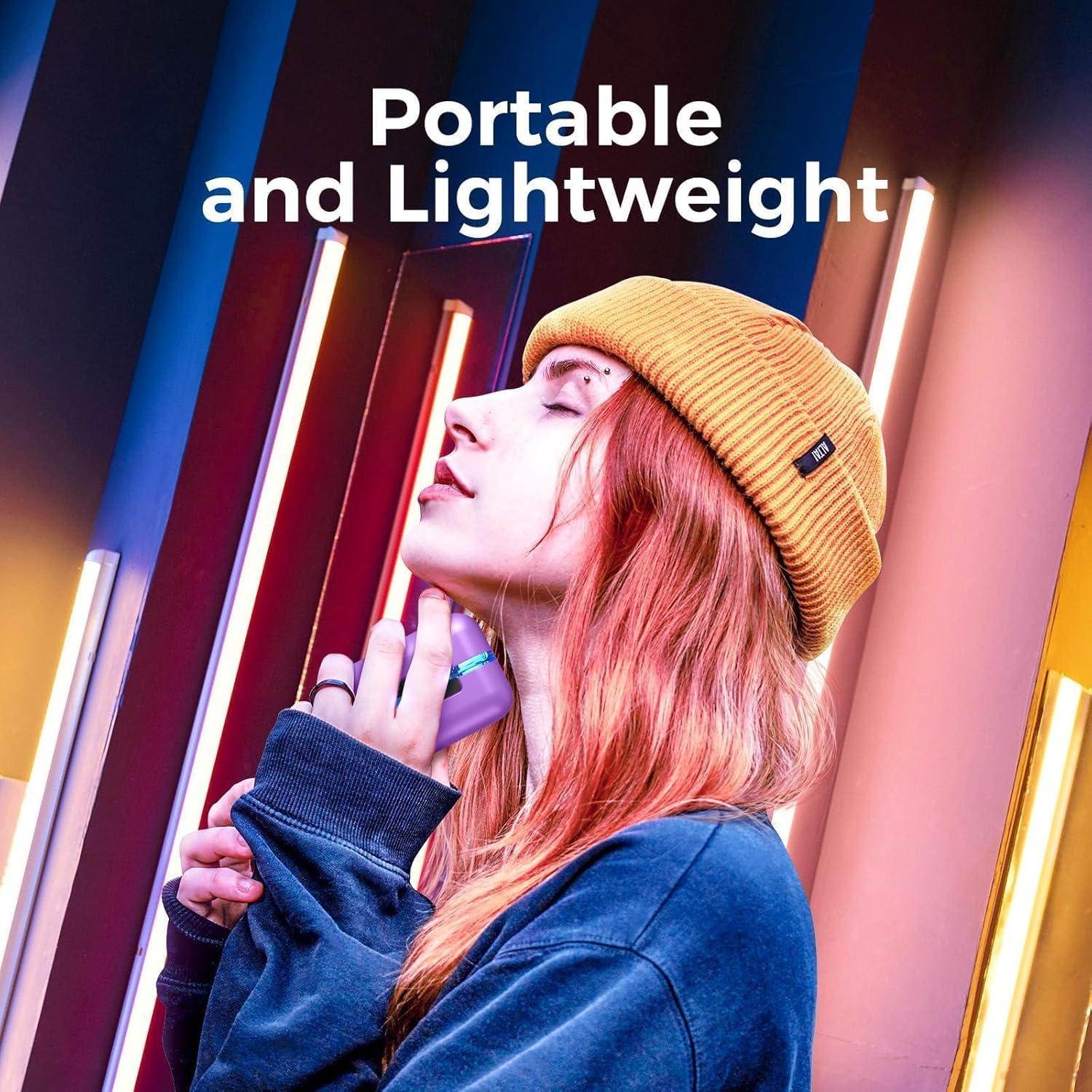 imageOCOOPA Hand Warmers Rechargeable 2 Pack Magnetic Electric Handwarmer 4 Levels Heat Up to 136 USBC Portable Charger 10000mAh Raynauds Golf Tech Gifts for Men UT2sMagTwinsPurple