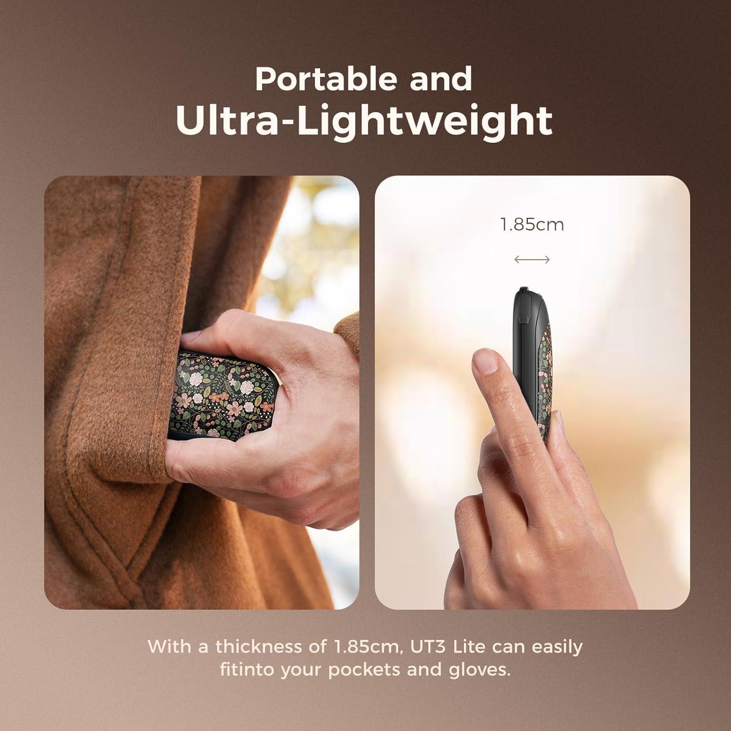 imageOCOOPA Magnetic Hand Warmers Rechargeable 2 Pack Electric Handwarmers Smart Heating UL Certified 3SettingsPortable Heater Ultra Slim Pocket Hunting Essentials Gifts for Christmas Men UT3 LiteArtists in bloom City Garden