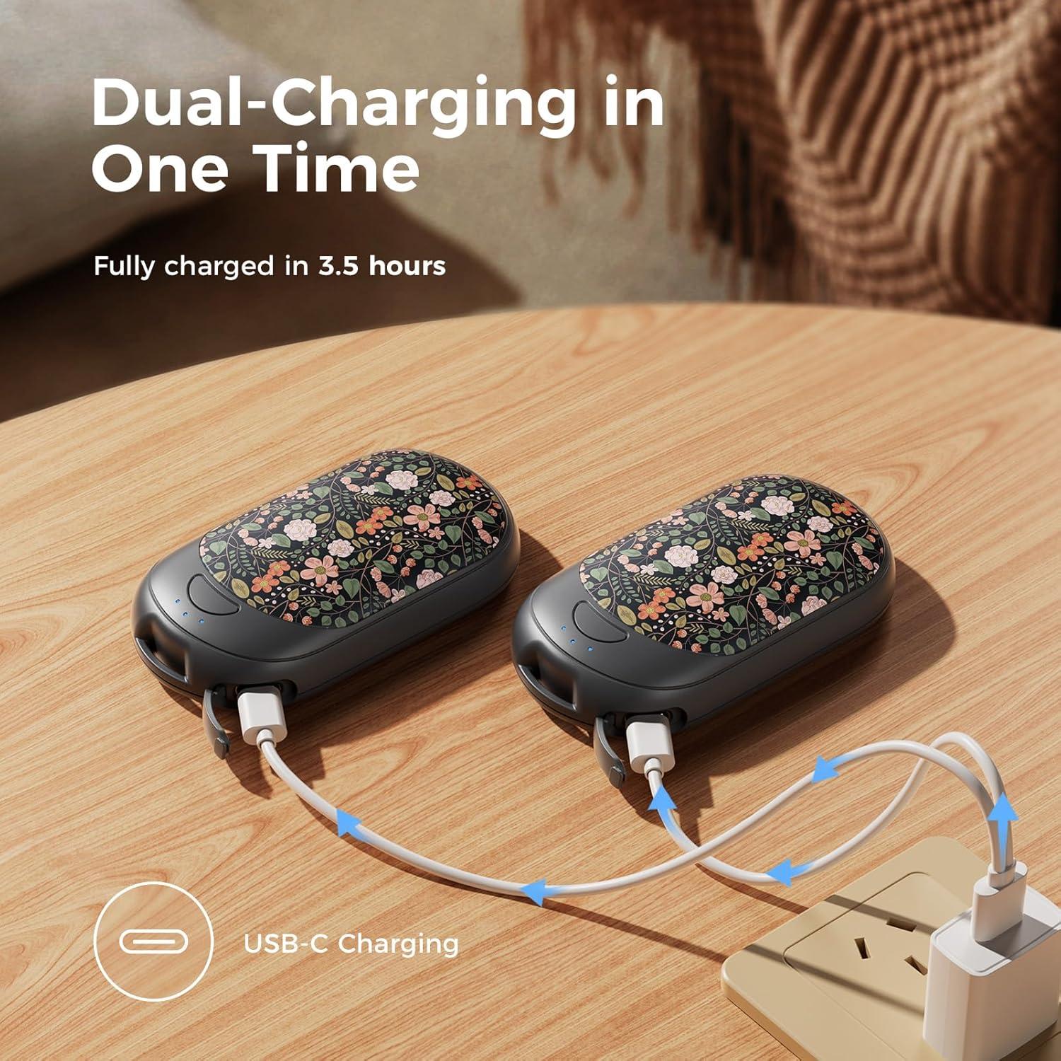 imageOCOOPA Magnetic Hand Warmers Rechargeable 2 Pack Electric Handwarmers Smart Heating UL Certified 3SettingsPortable Heater Ultra Slim Pocket Hunting Essentials Gifts for Christmas Men UT3 LiteArtists in bloom City Garden