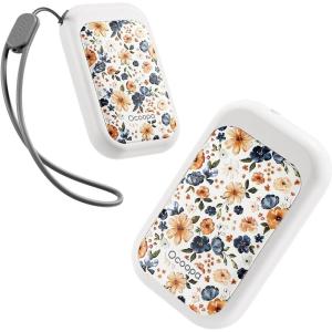 OCOOPA AI Magnetic Hand Warmers Rechargeable 2 Pack, 5000mAh Ultra-Thin Electric Glove Heater Handwarmer,UL Certified, Men Women Gifts for Christmas,Birthday,Winter Essentials,UT4 Young(Meadow Whisper(Ocoopa x Collab Edition))