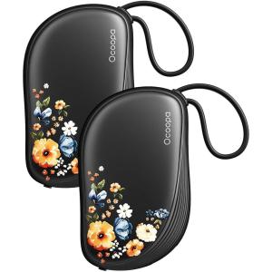 OCOOPA Hand Warmers Rechargeable 2 Pack, Ultra Slim Electric Hand Warmers, Portable Pocket Heater, Comb-Inspired, Fits in Gloves,UL Certified, Winter Essentials,UT5 Sway(Meadow Whisper(Ocoopa x Collab Edition))