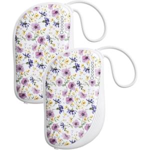 OCOOPA Hand Warmers Rechargeable 2 Pack, Ultra Slim Electric Hand Warmers, Portable Pocket Heater, Comb-Inspired, Fits in Gloves,UL Certified, Winter Essentials,UT5 Sway(Nocturne Garden(White))