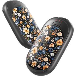 OCOOPA Magnetic Hand Warmers Rechargeable 2 Pack, Electric Handwarmers, Smart Heating UL Certified, 3-Settings,Portable Heater, Ultra Slim Pocket, Hunting Essentials, Gifts for Christmas Men, UT3 Lite(Artists in bloom- Meadow Whsiper)
