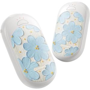 OCOOPA Magnetic Rechargeable Hand Warmers 2 Pack, Ultrathin Electric Handwarmers, Portable Pocket-Sized Heater, for Men, Women Purse Must Haves, Union UT3 Lite(soft morning)