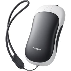 OCOOPA Magnetic Rechargeable Hand Warmers, True Double Warmth Handwarmers 10000mAh, Up to 15 Hours, Max 136℉, Electric Heater, for Men, Women, Golf/Hunting/Camping/Cold Weather, UT3 PRO(Single One_Classic Black)