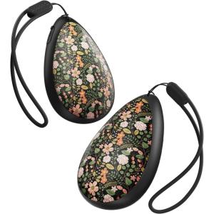 OCOOPA Women Rechargeable Hand Warmers 2 Pack, Portable, Stylish, Diamond-Shape Magnetic Electric Handwarmer, Reusable Pocket Heater, 2025 Tech Gifts for Christmas, Raynaud, Hiking, Camping, UT4 Rare(City Garden)